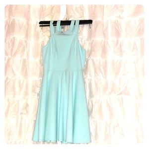 High Neck Skater Dress